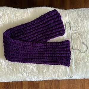 Women’s knit scarf in Purple, Size: Long